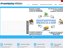 Tablet Screenshot of dropshippingmexico.com
